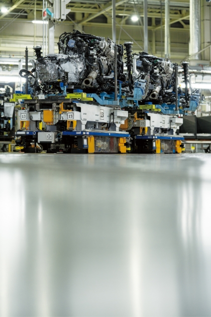 エンジン後半ライン